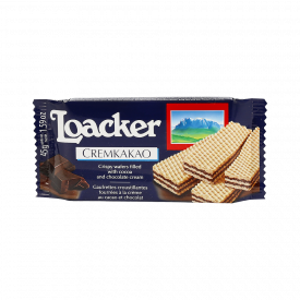 Loacker Classic Wafer Rellena De Cacao Y Chocolate 45 g