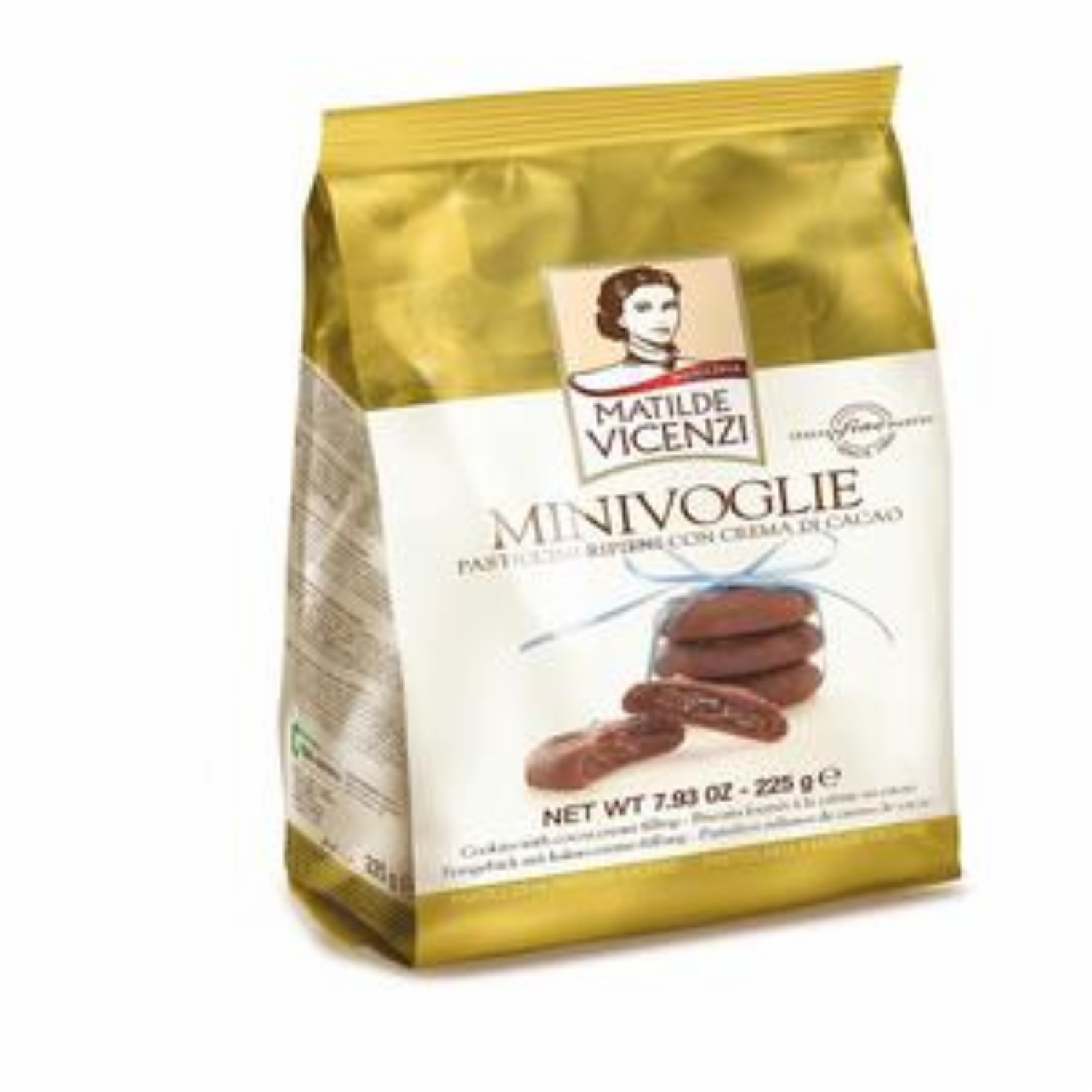 Pastelitos Rellenos Con Crema De Cacao MATILDE VICENZI 225 g