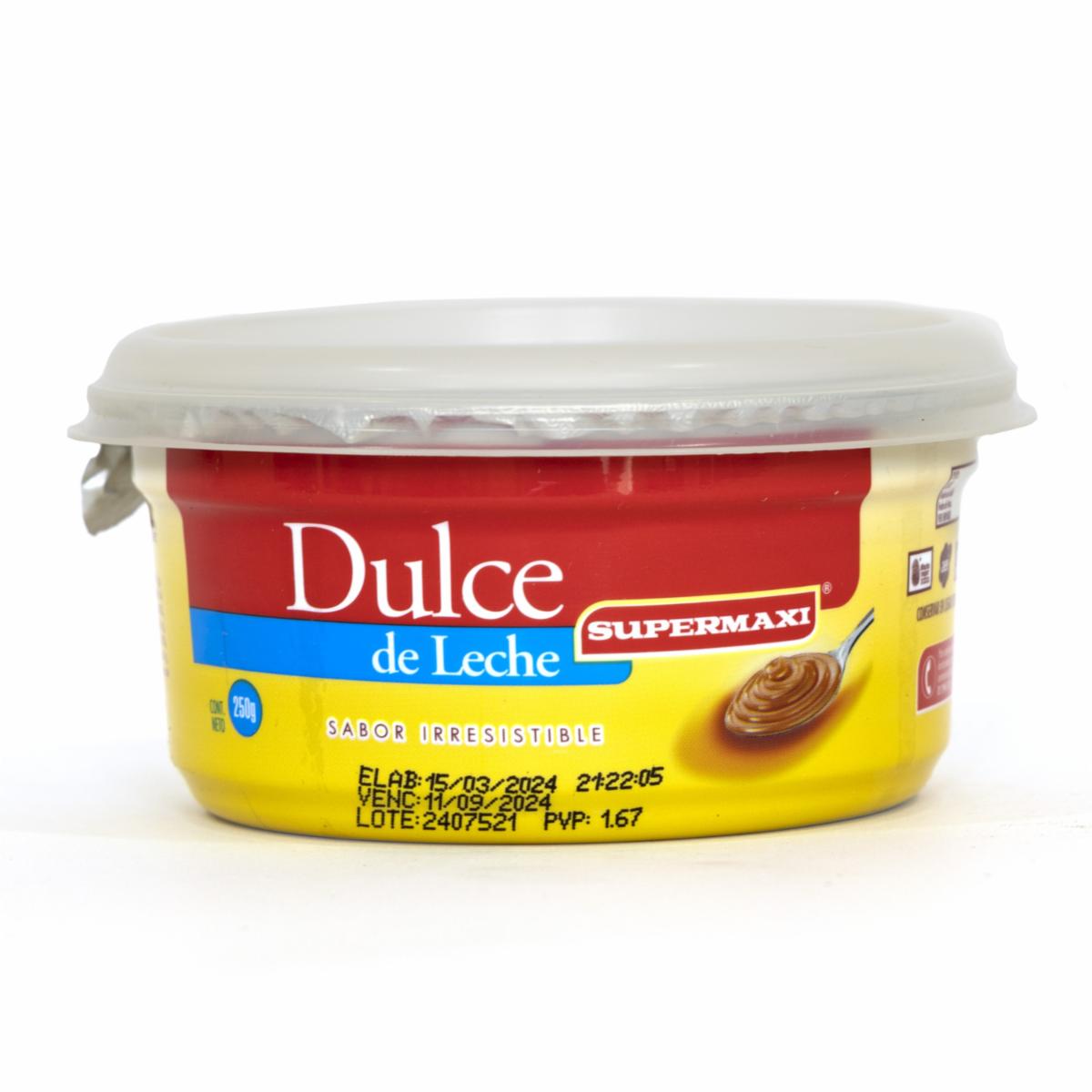 Dulce De Leche Tradicional Para Untar SUPERMAXI 250 G