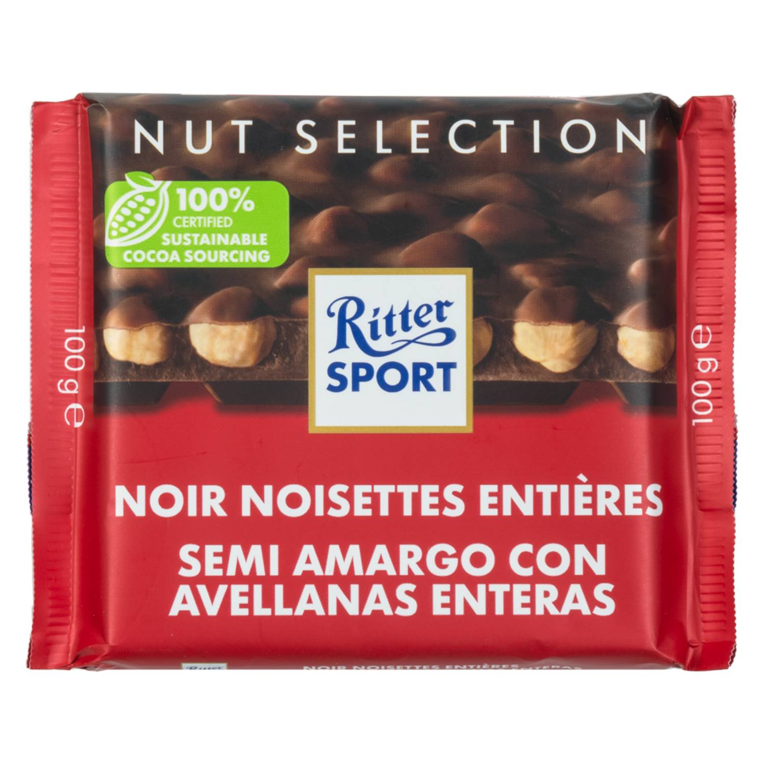 Chocolate Negro Con Avellanas RITTER SPORT 100 G