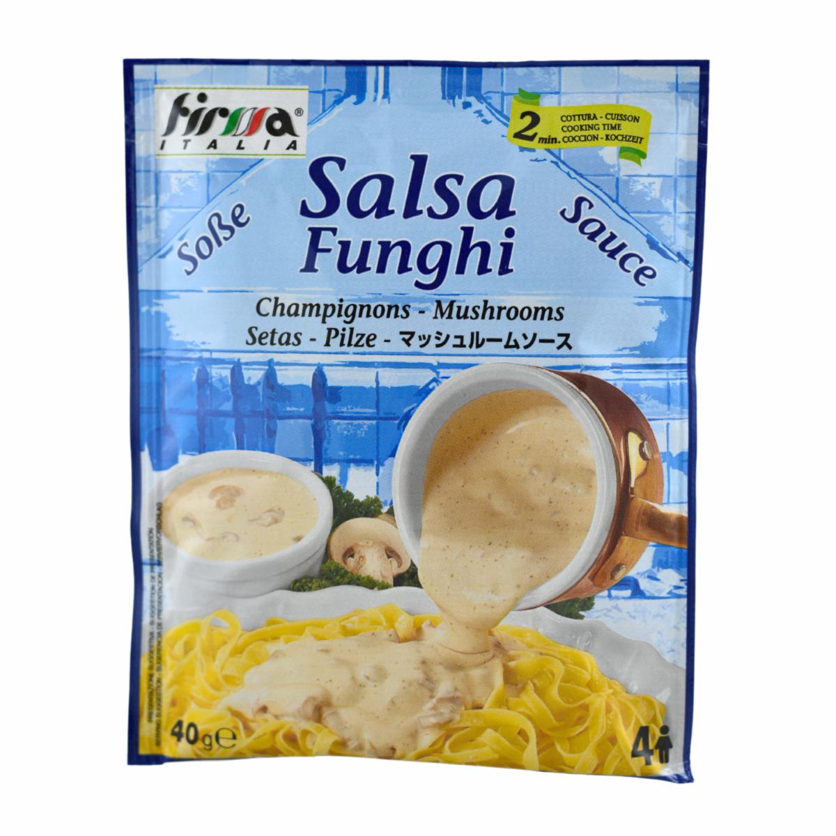 Salsa Funghi Con Champiñones FIRMA ITALIA 40 G
