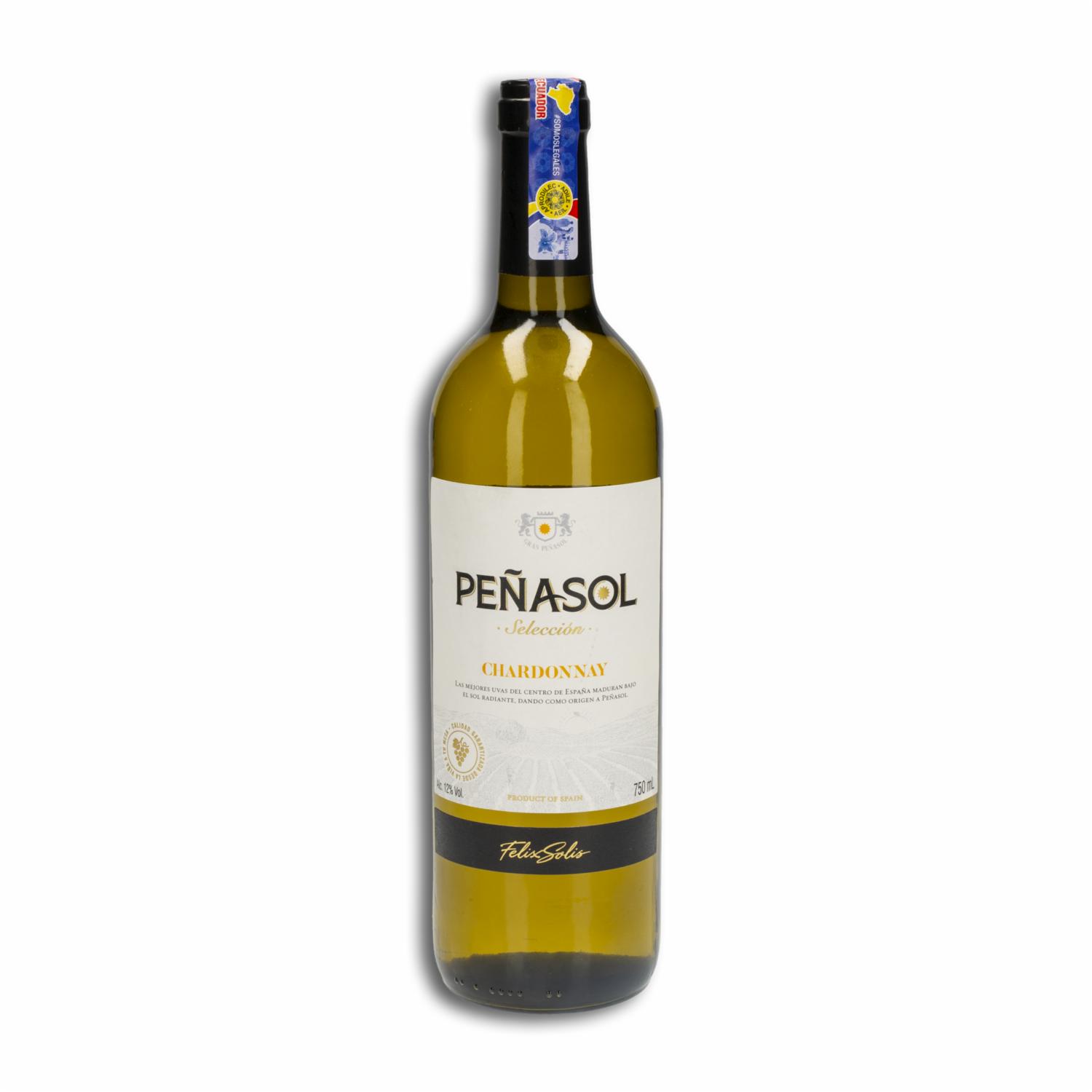Vino Blanco Selección Chardonnay PeÑasol 750 Ml