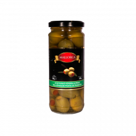 Mallorca Aceitunas Verdes Rellenas De Pasta de pimiento 340 g