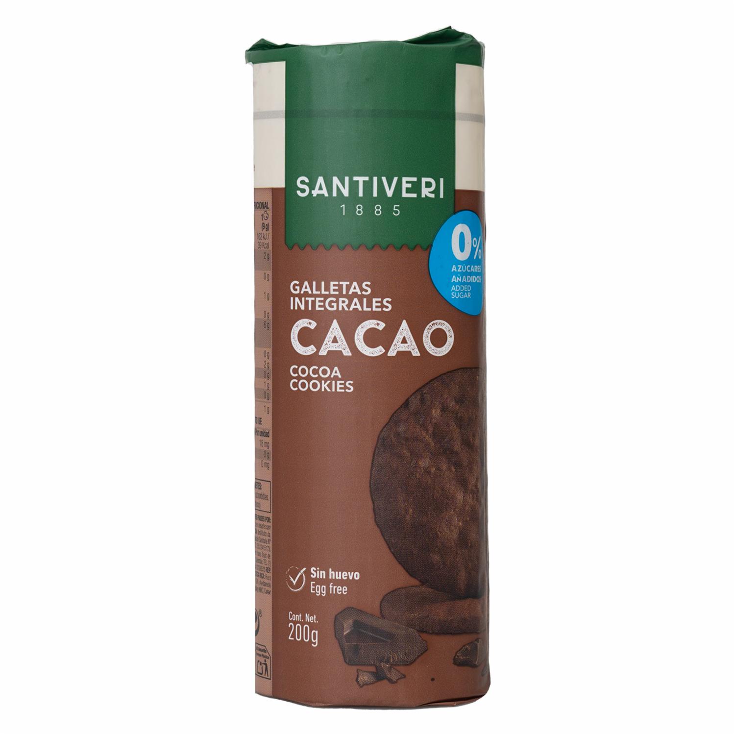 Galleta Digestive De Cacao SANTIVERI 200 G