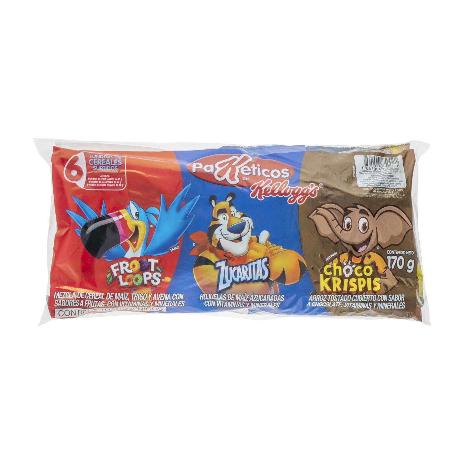 Cereal Pack Surtido KELLOGG’S 6 X 30 Gr