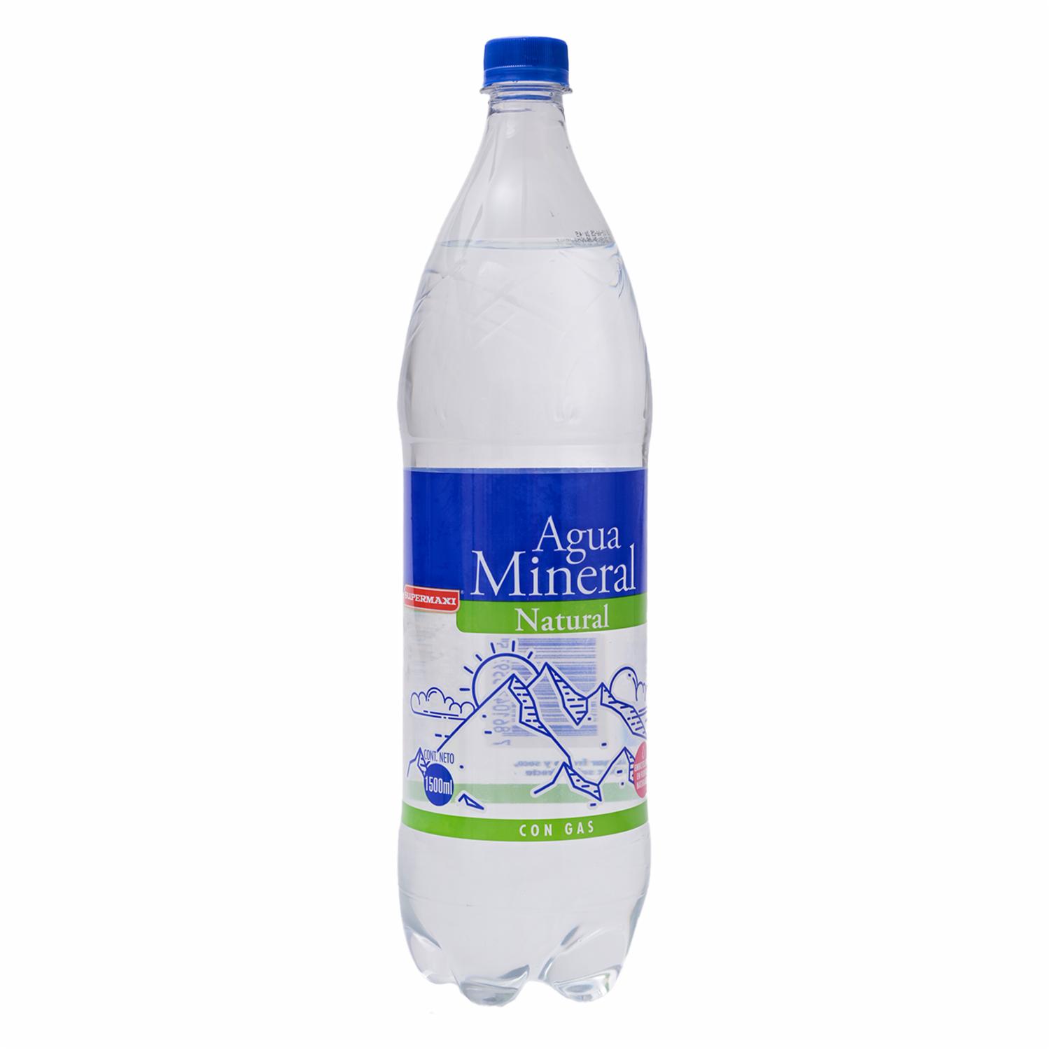 Agua Con Gas SUPERMAXI 1500 Ml