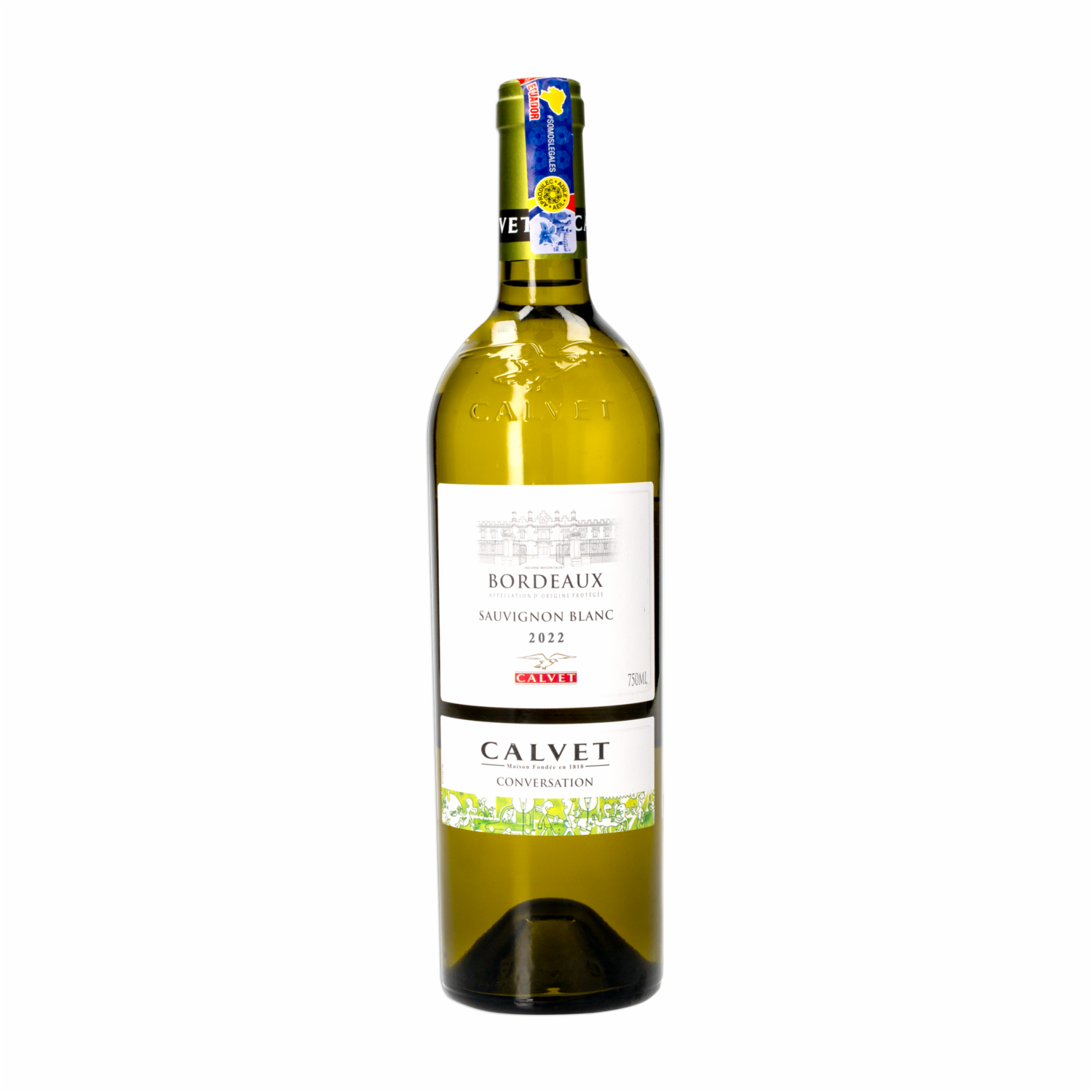 Vino Blanco Sauvignon Blanc CALVET 750 Ml