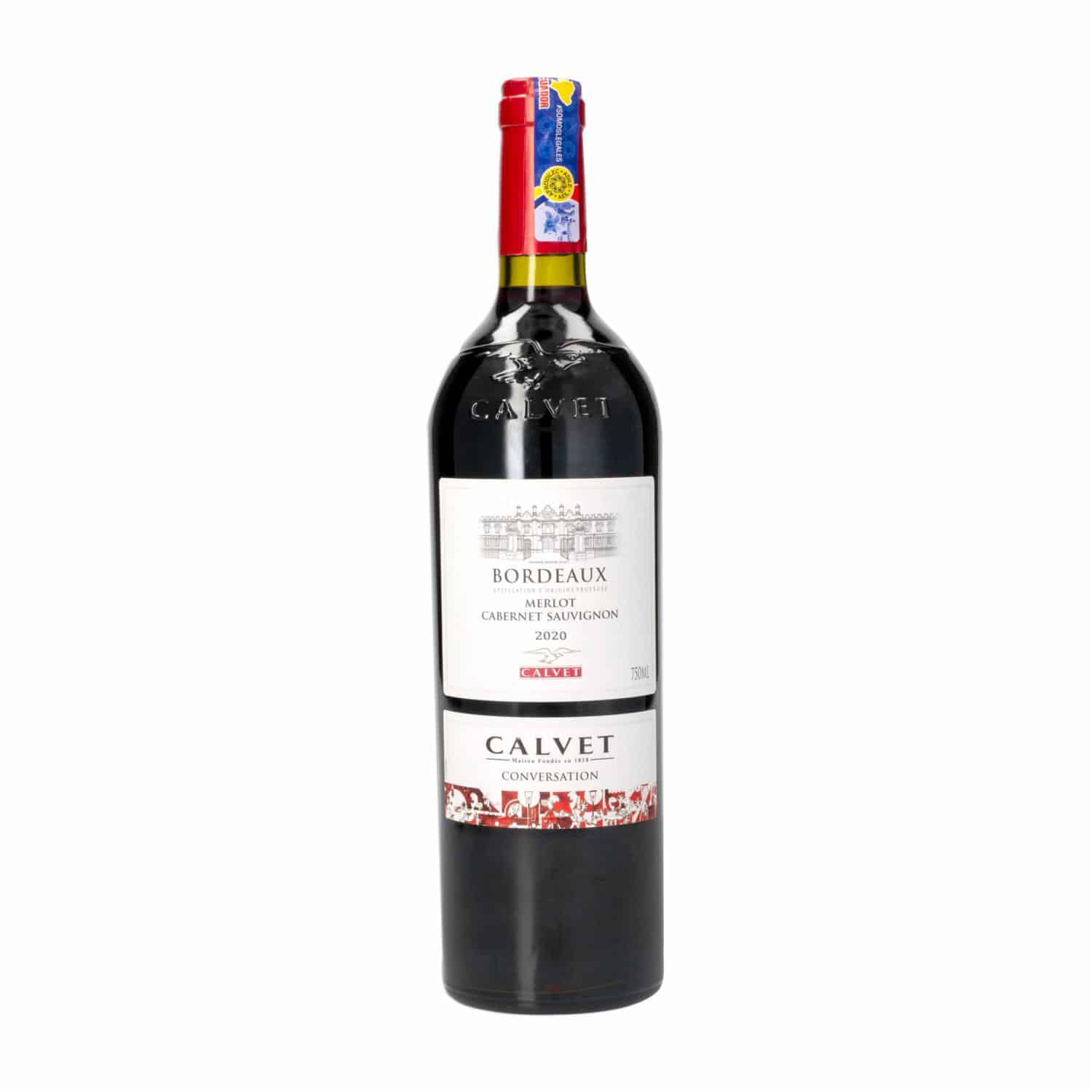 Vino Tinto Merlot-cabernet Sauvignon Calvet 750 Ml