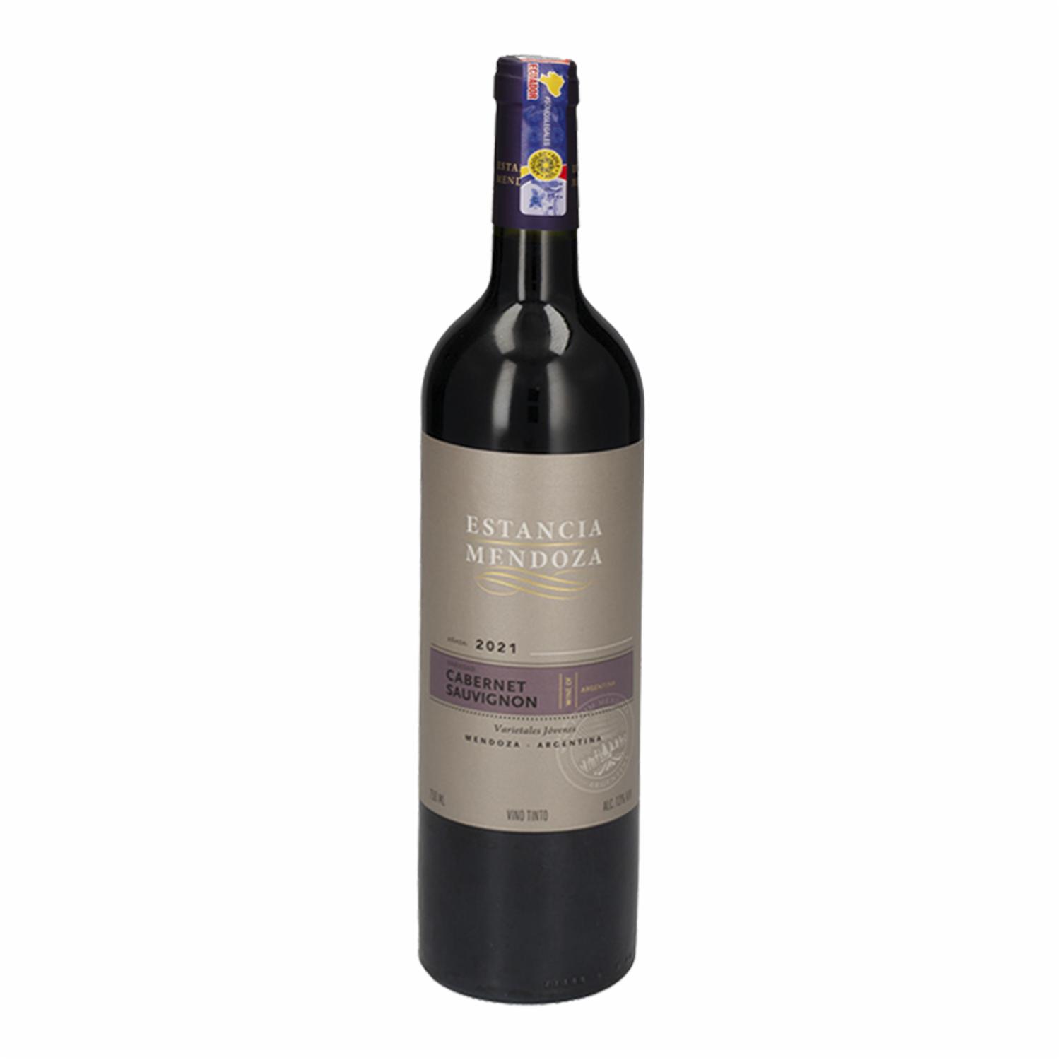Vino Tinto Cabernet Sauvignon ESTANCIA MENDOZA 750 Ml