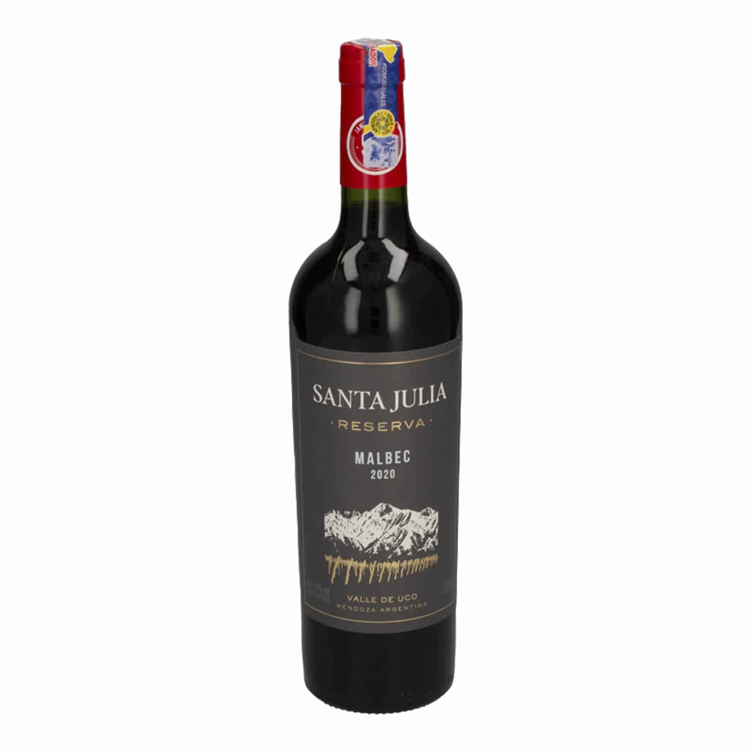 Vino Tinto Malbec Reserva Santa Julia 750 Ml