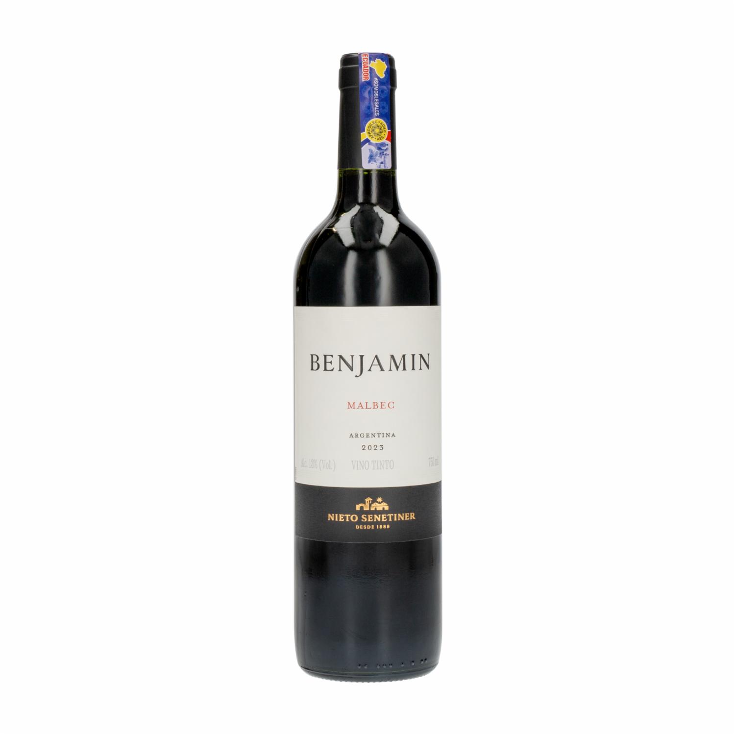 Vino Tinto Nieto Malbec Argentino BENJAMIN 750 Ml