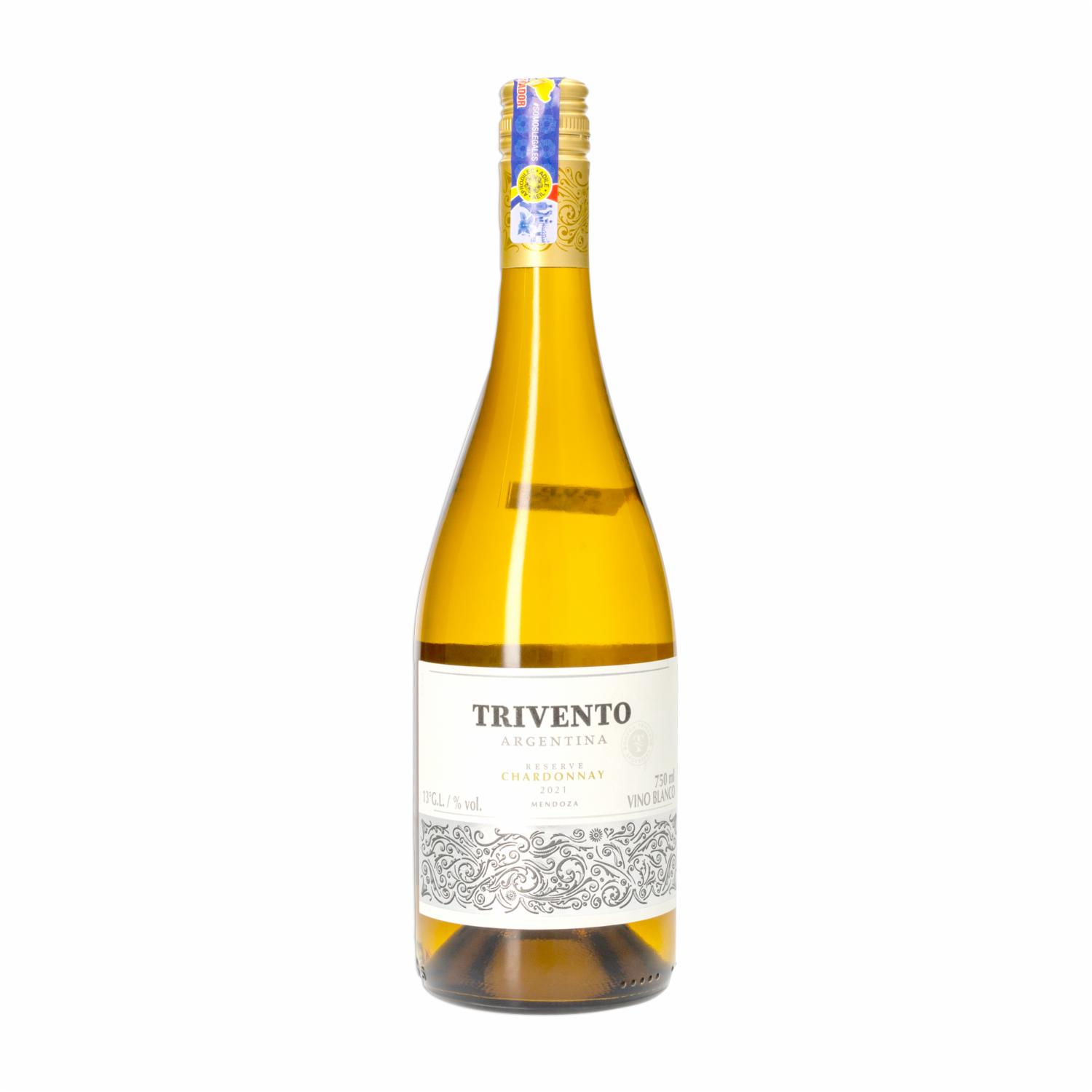Vino Blanco Chardonnay TRIVENTO 750 Ml