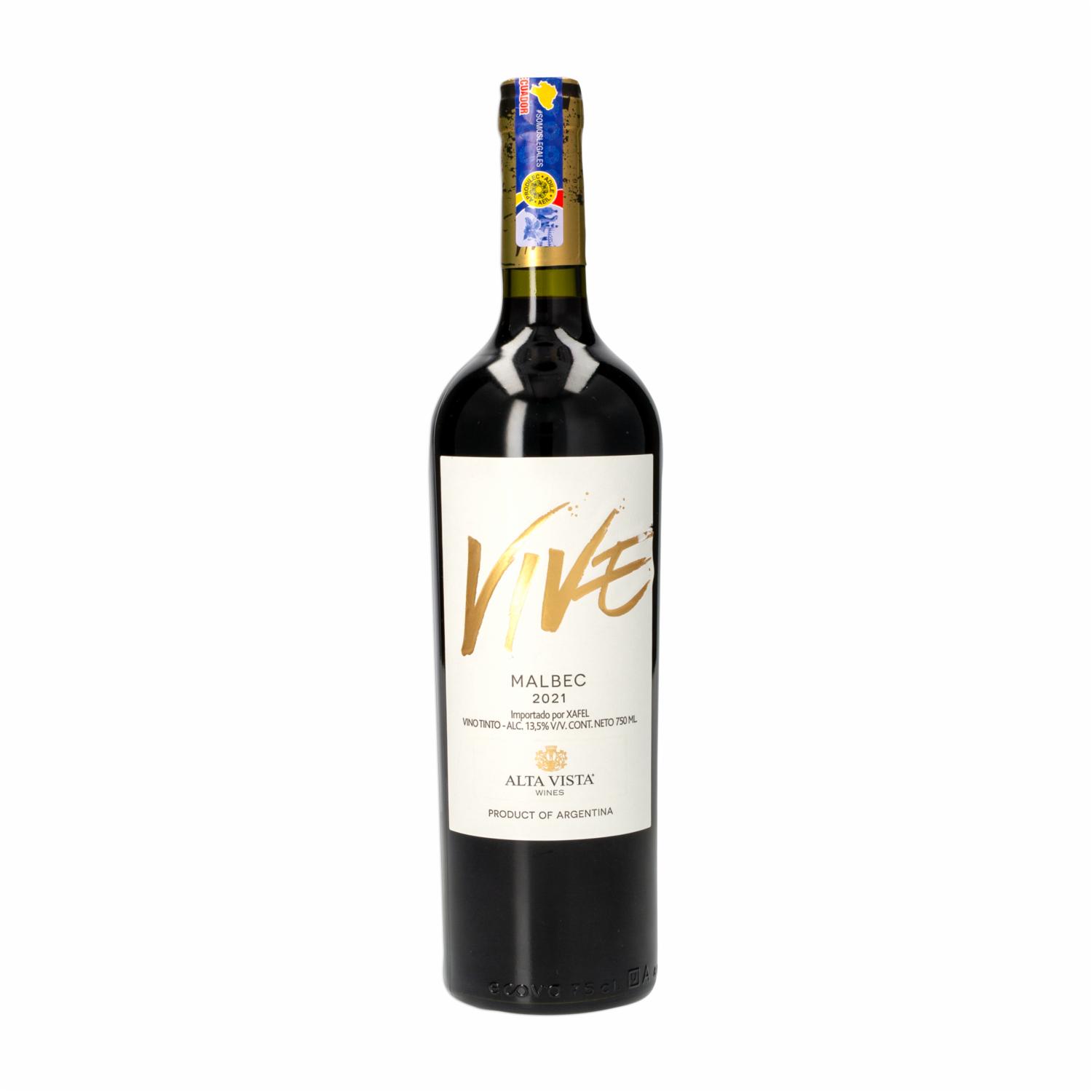 Vino Tinto Classic Malbec Alta Vista 750 Ml