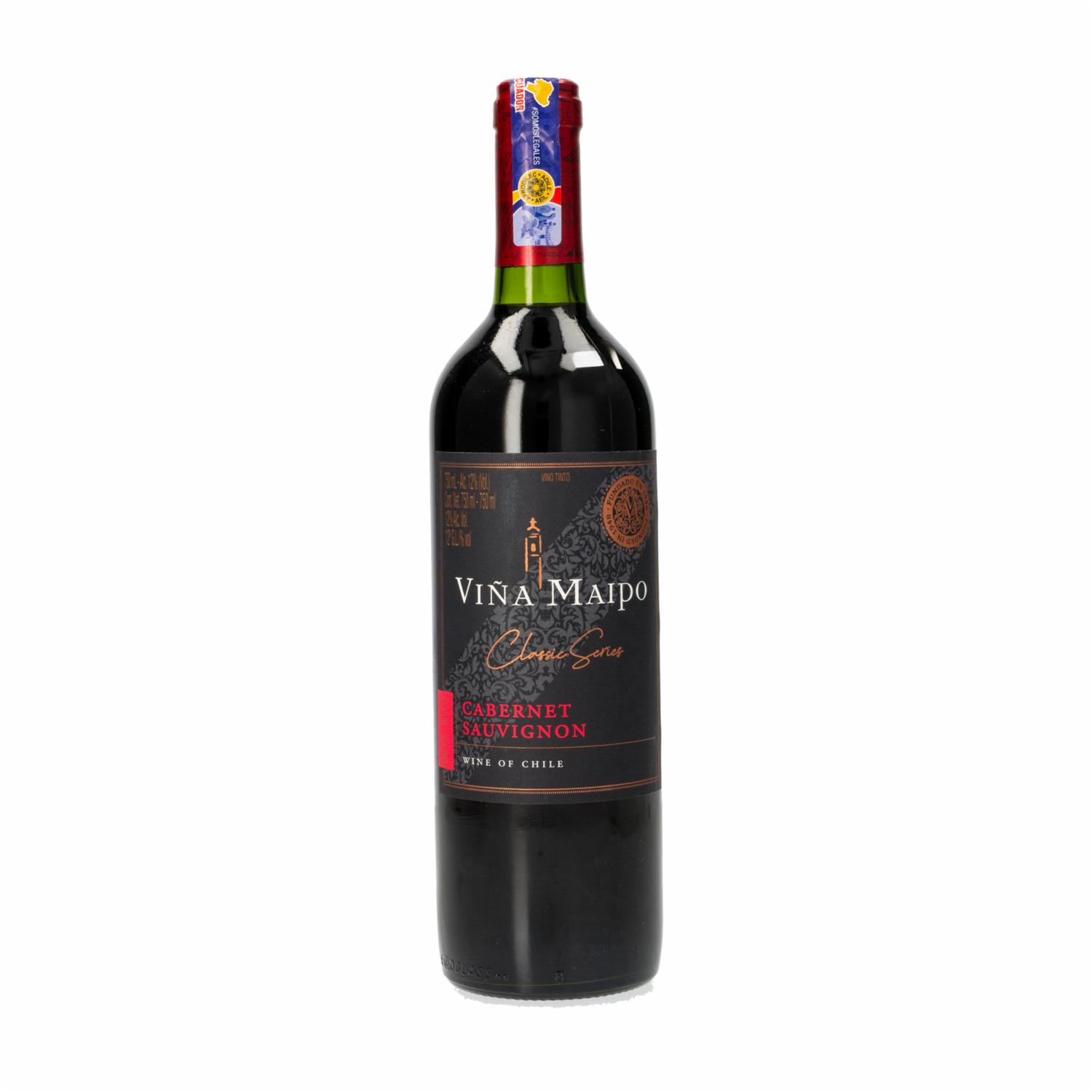 Vino Tinto Cabernet Sauvignon ViÑa Maipo 750 Ml
