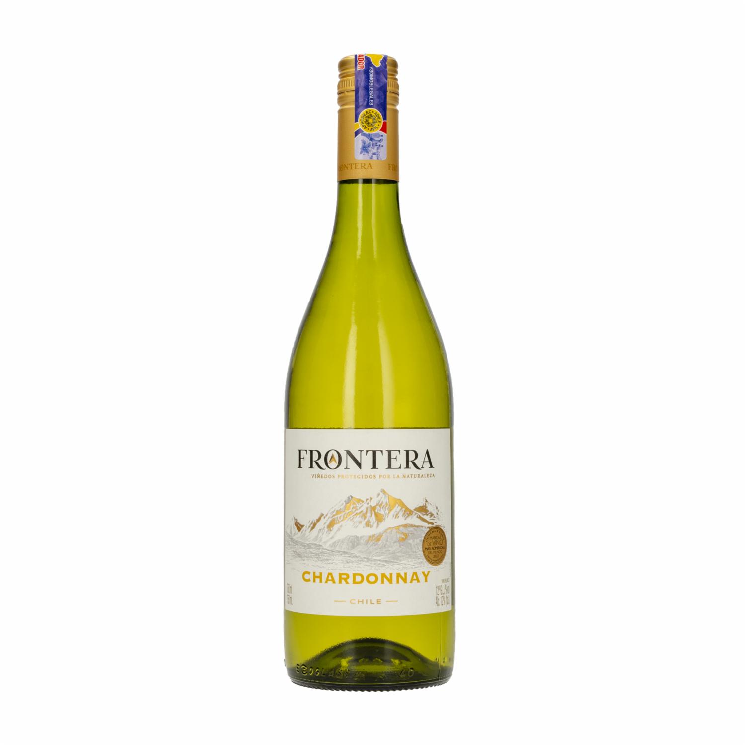 Vino Blanco Reserva Chardonnay FRONTERA 750 ML
