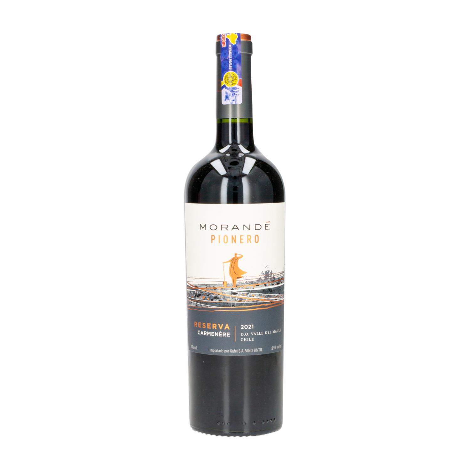 Vino Tinto Carmenere Pionero MORANDÉ 750 Ml
