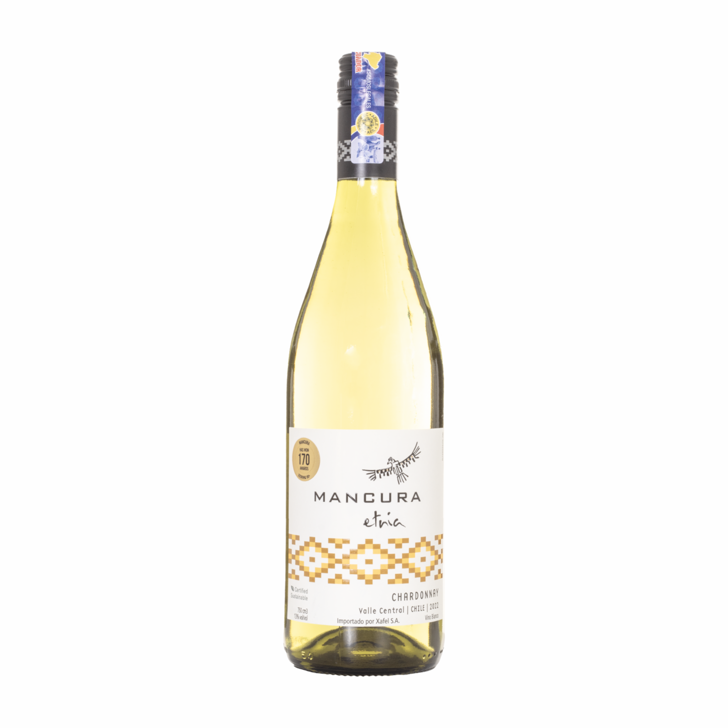Vino Blanco Etnia Mancura 750 Ml