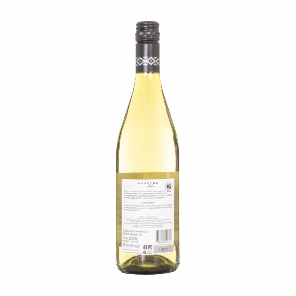Vino Blanco Etnia Mancura 750 Ml