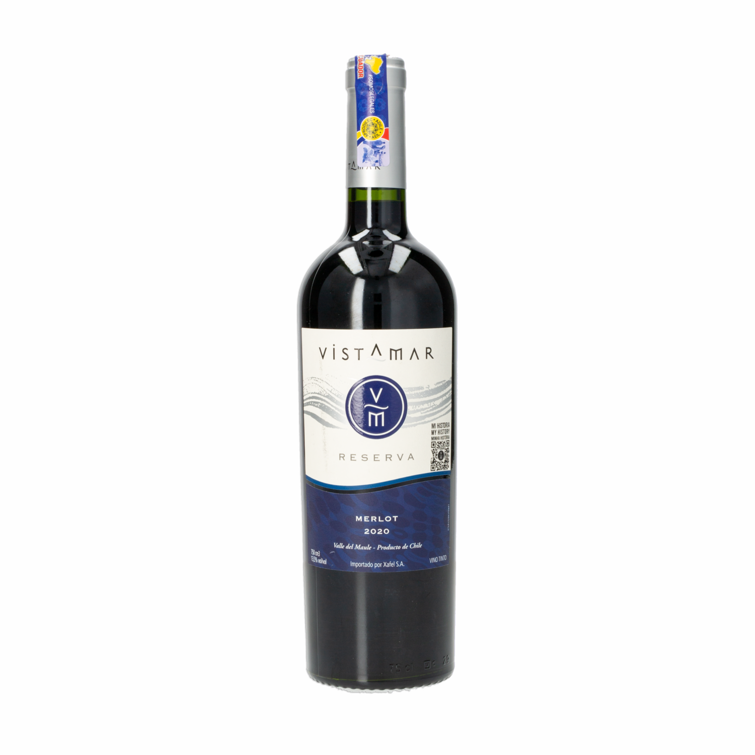 Vino Tinto Sepia Merlot VISTA MAR 750 Ml