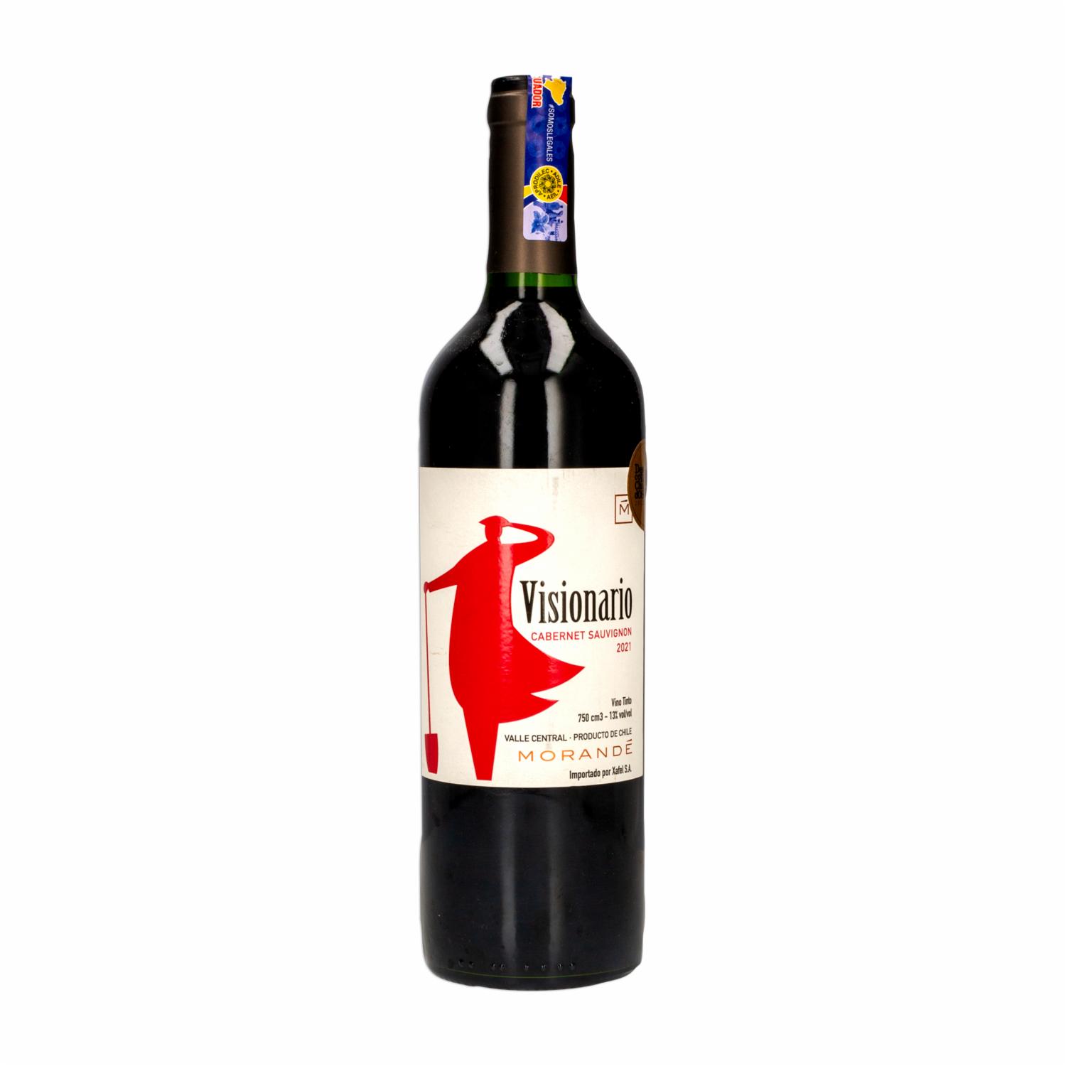Vino Tinto Clásico Cabernet Sauvignon MORANDÉ 750 Ml