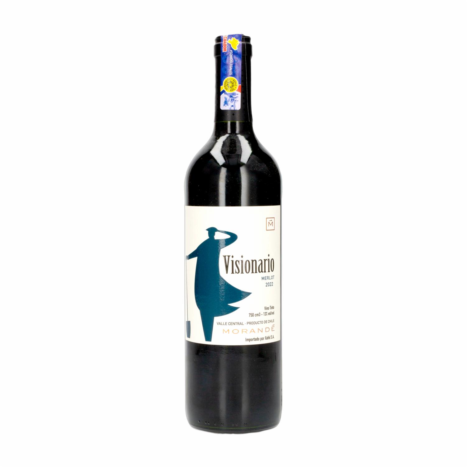 Vino Tinto Clásico Merlot MORANDÉ 750 Ml