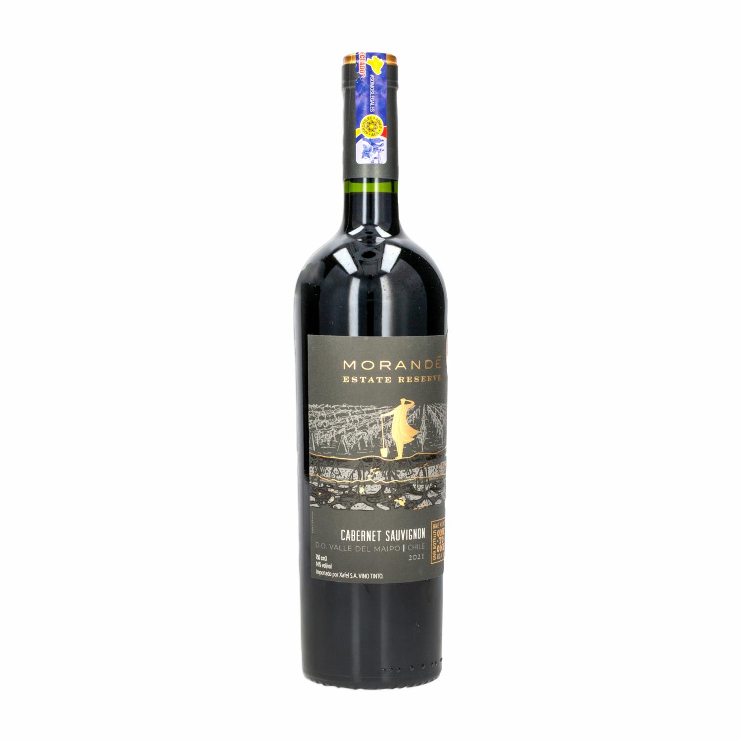 Vino Tinto Reserva Cabernet Sauvignon MORANDÉ 750 Ml