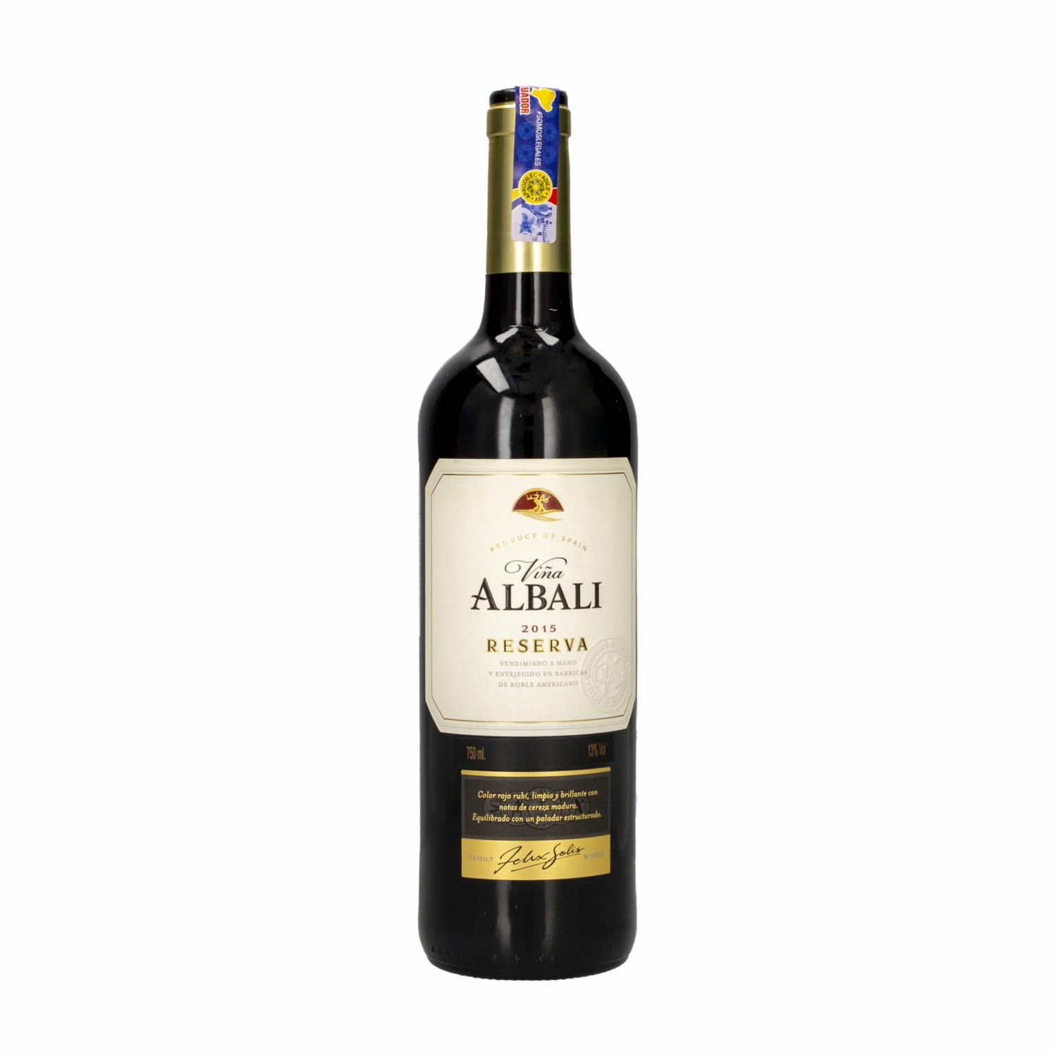 Vino Tinto Reserva ViÑa Albali 750 Ml