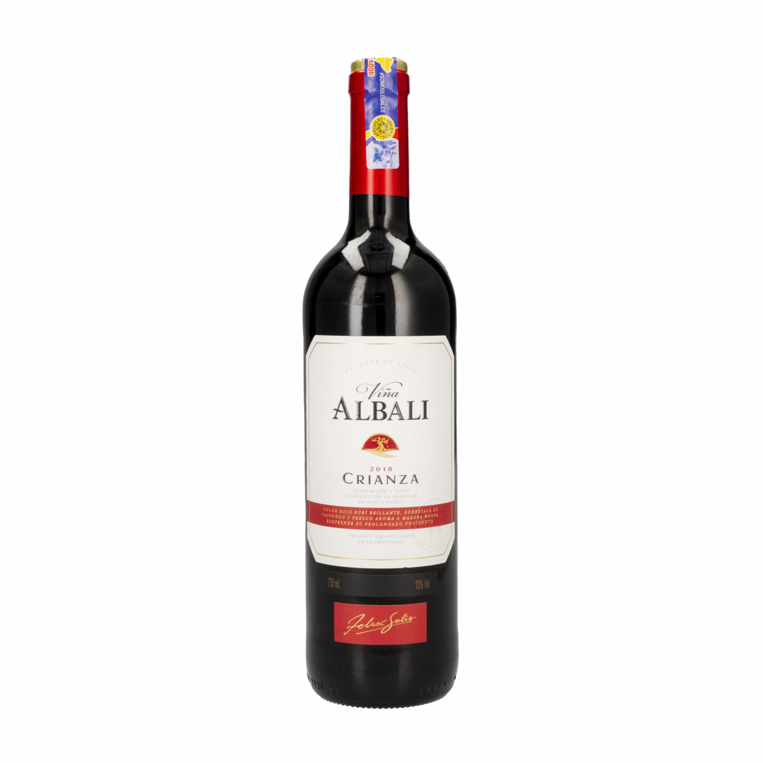 Vino Tinto Crianza VIÑA ALBALI 750 Ml