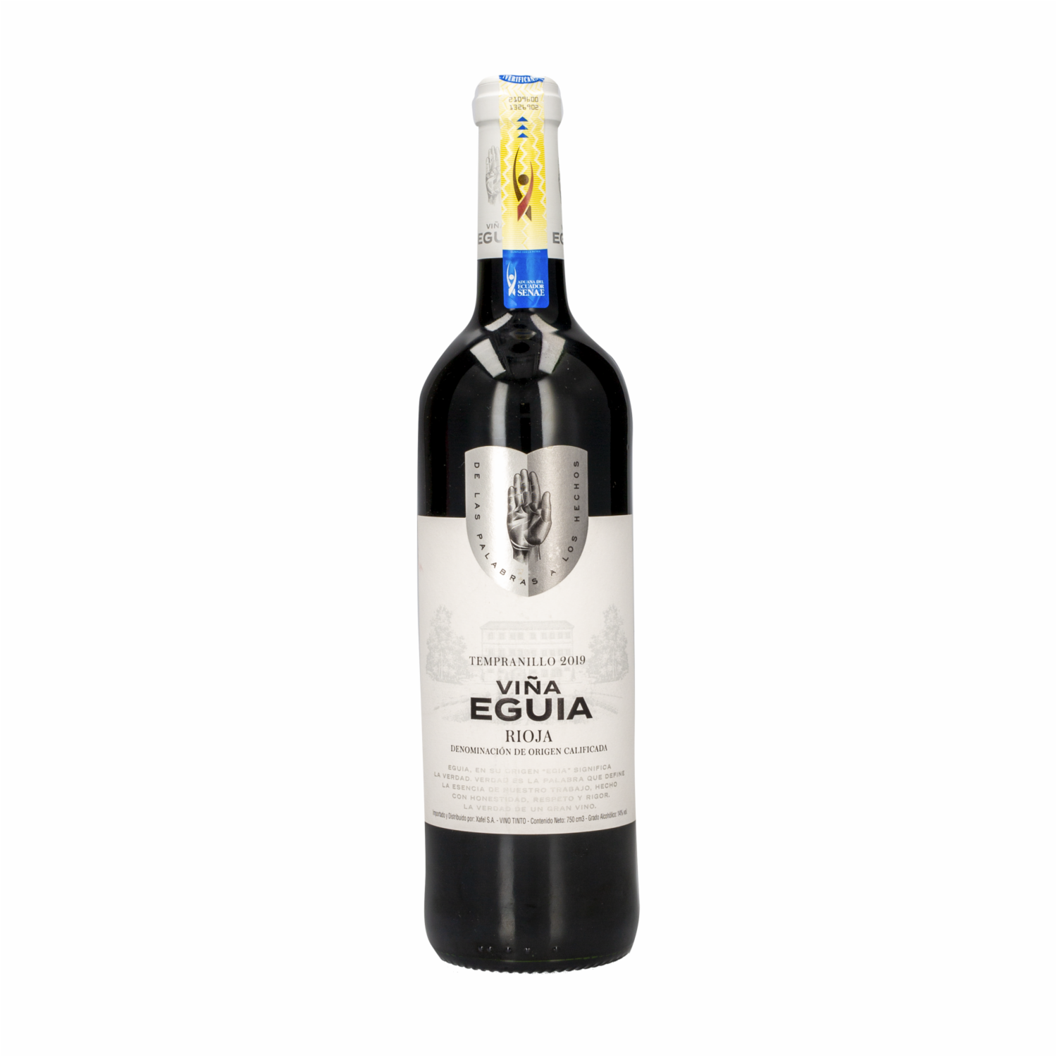Vino Tinto Tempranillo EGUIA 750 Ml