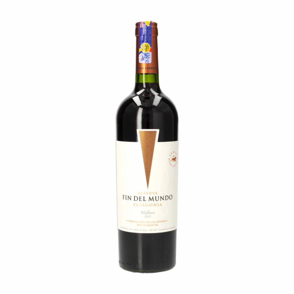 Vino Tinto Reserva Malbec Del Fin Del Mundo 750 Ml