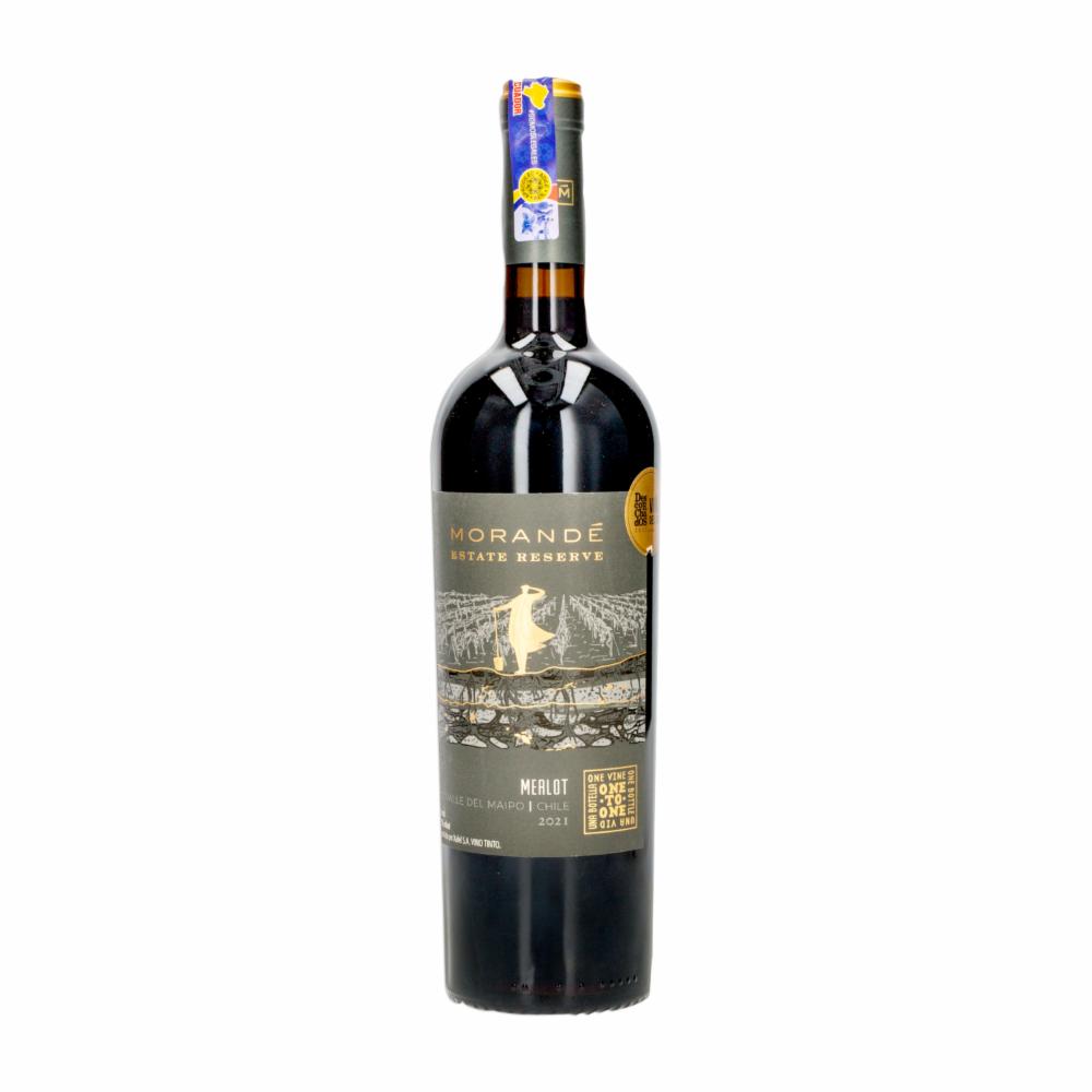 Vino Tinto Reserva Merlot MorandÉ 750 Ml