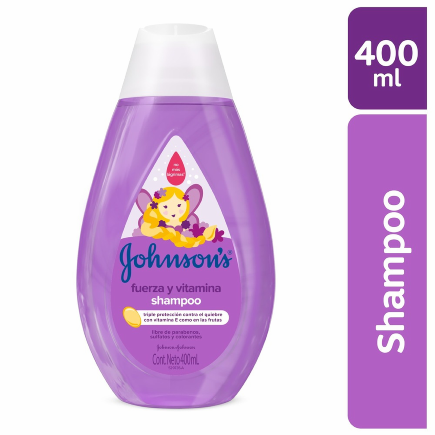 Shampoo Bebé Fuerza Y Vitamina JOHNSON’S 400 Ml