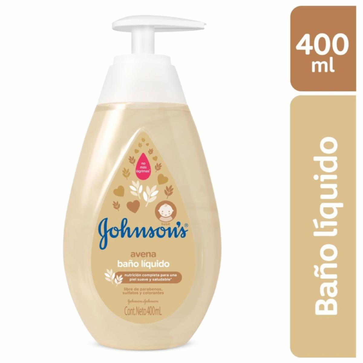 Baño Líquido Bebé Avena JOHNSON’S 400 Ml