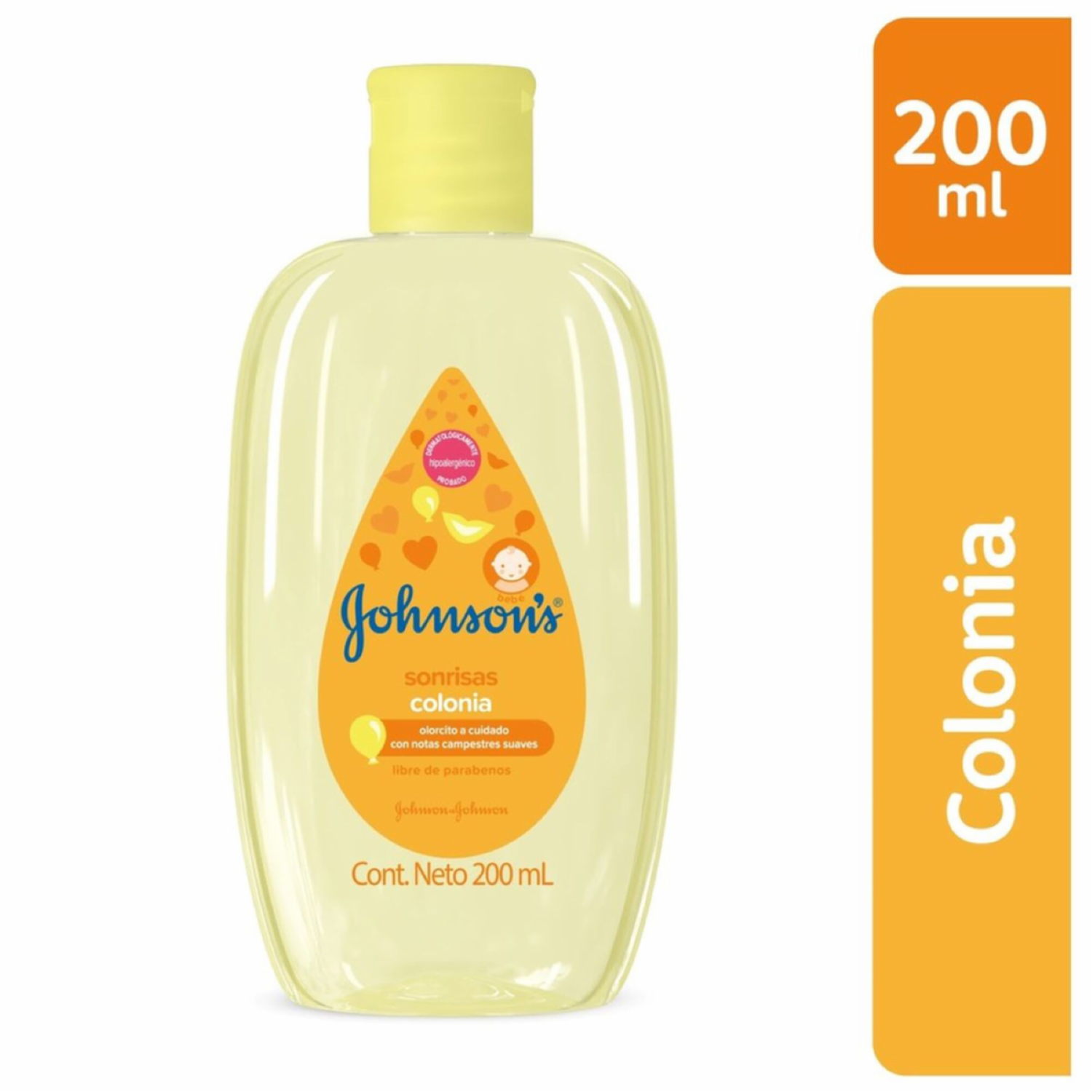 Colonia Para Bebé Sonrisas JOHNSON’S 200 Ml