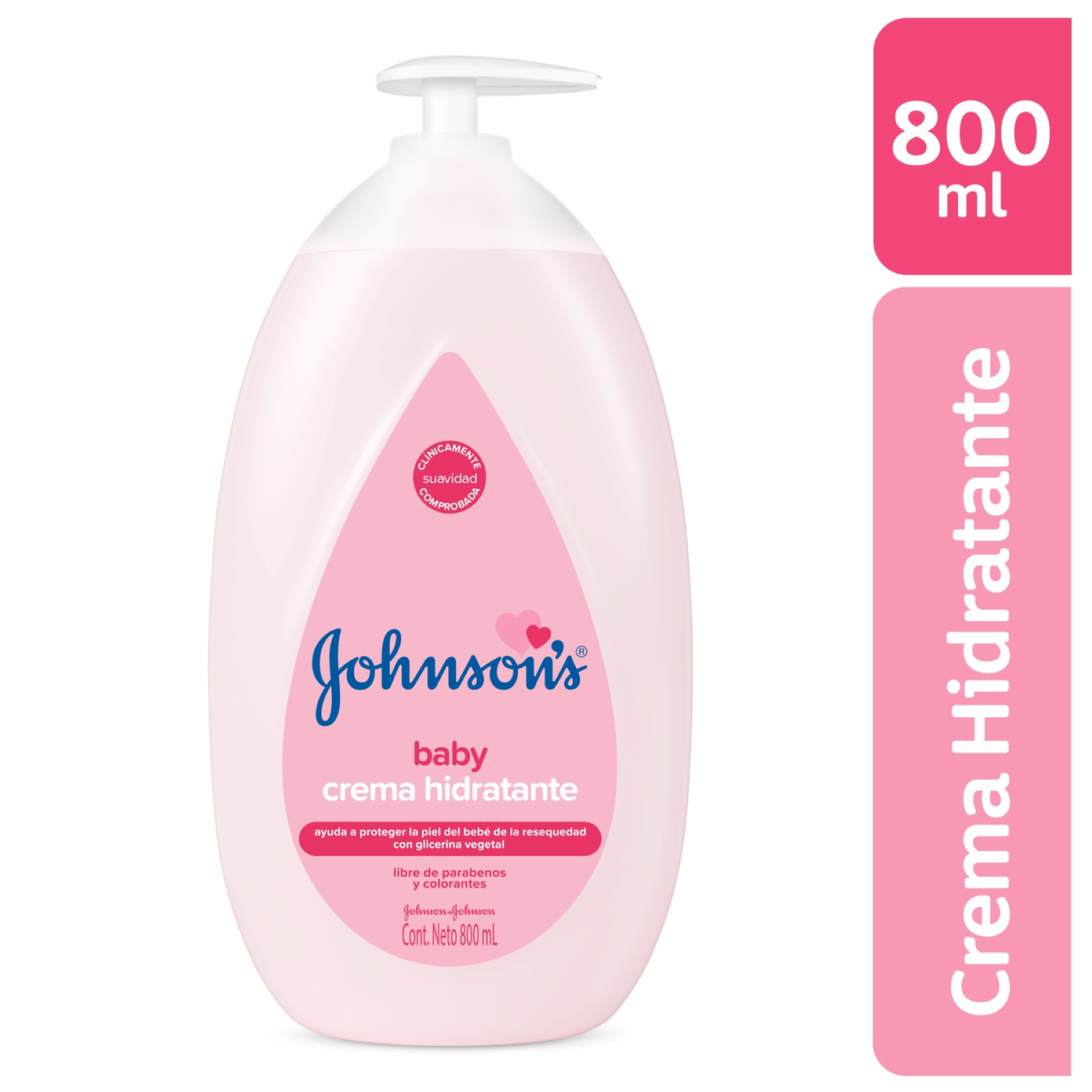 Crema Corporal Infantil Líquida Original JOHNSON’S 800 Ml