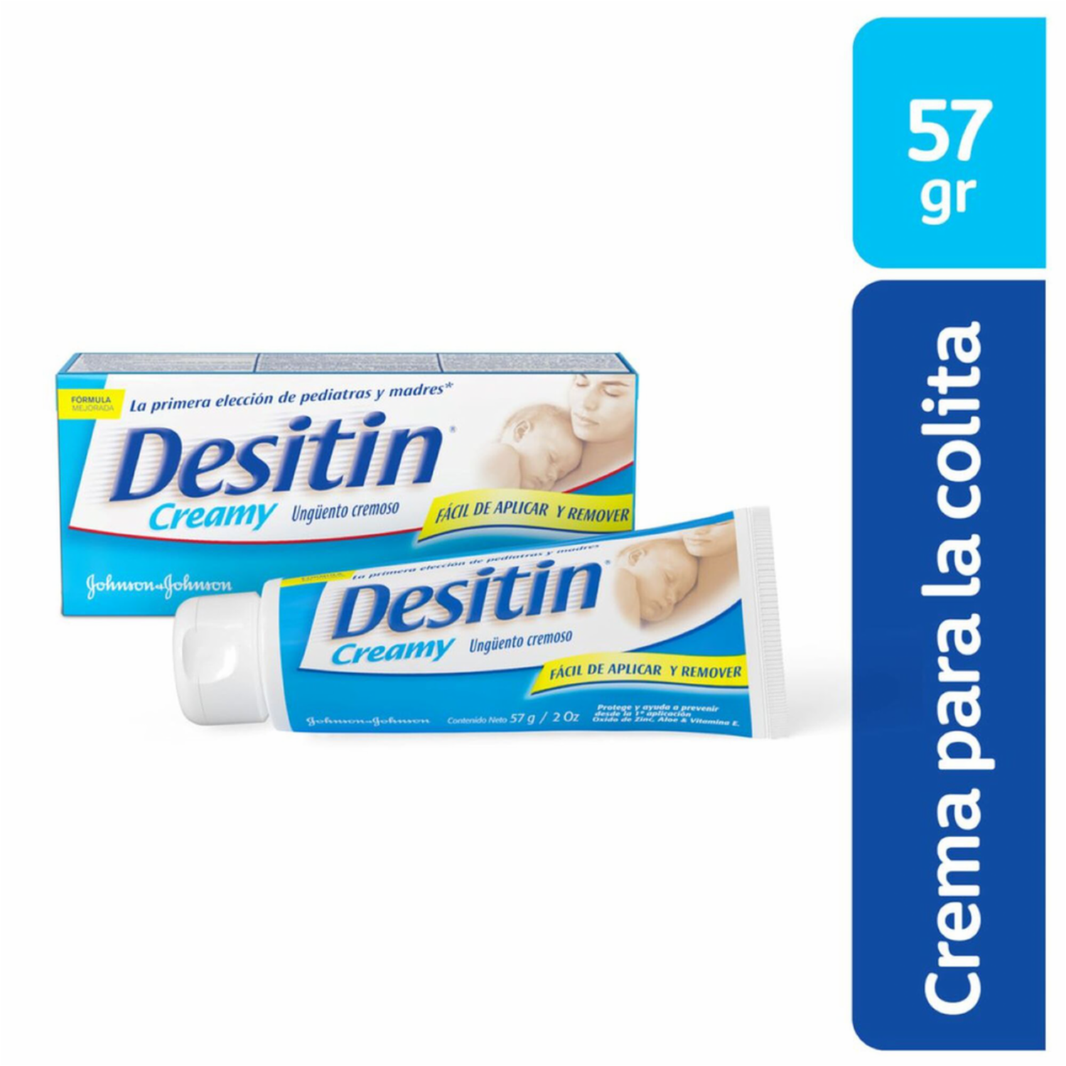 Crema Dermoprotectora Ungüento Cremoso Antipañalitis DESITIN 57 G
