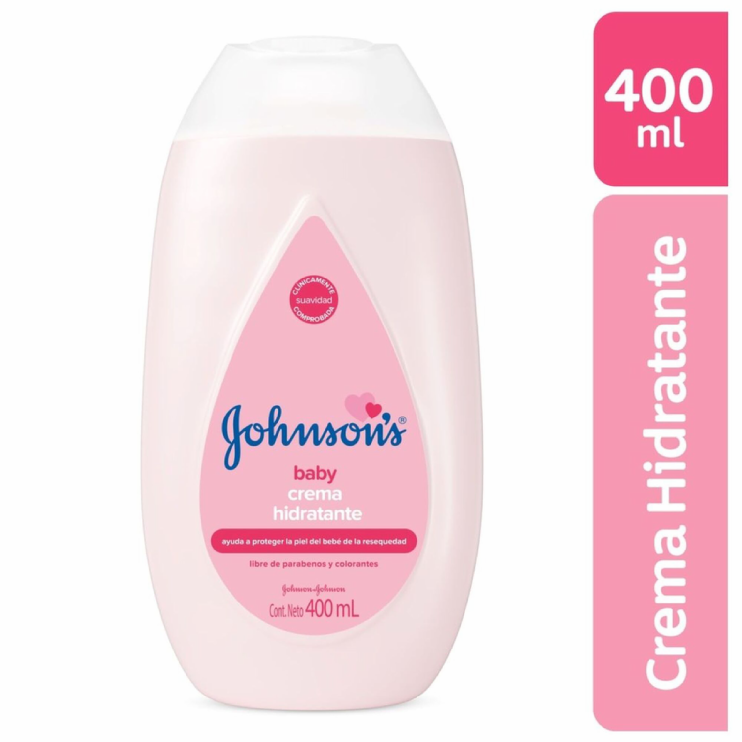 Crema Corporal Infantil Líquida Original Libre De Parabenos Y Colorantes JOHNSON’S 400 Ml