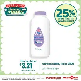 Johnson’s Baby Talco 200g