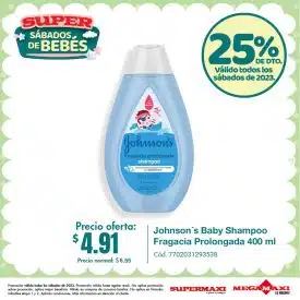 Johnson´s Baby Shampoo Fragacia Prolongada 400 ml