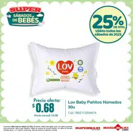 Lov Baby Pañitos Húmedos 30u