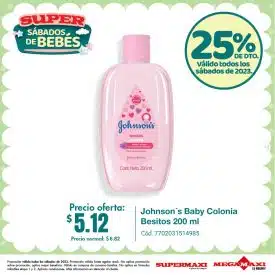 Johnson´s Baby Colonia Besitos 200 ml