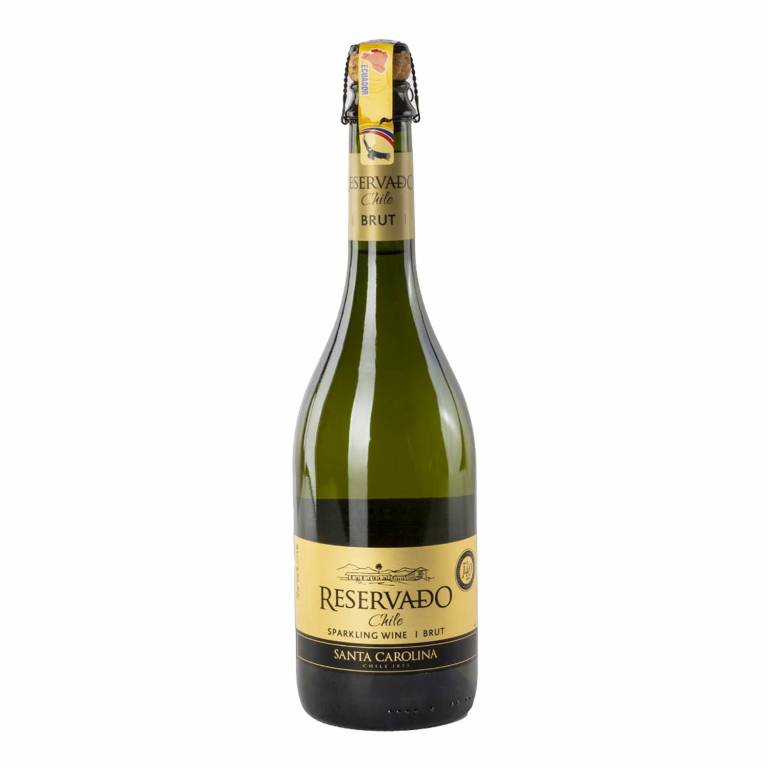 Vino Espumante Reservado Brut Santa Carolina 750 Ml