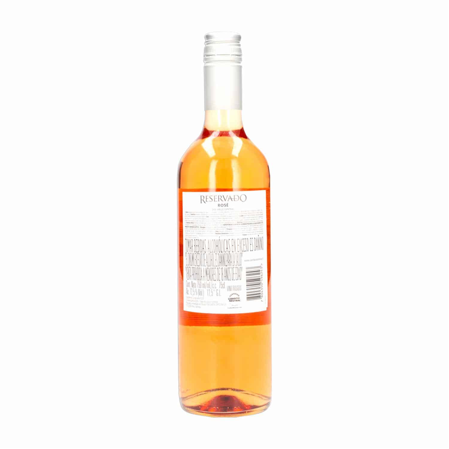 Vino Rosé Cabernet Suavignon Santa Carolina 750 Ml