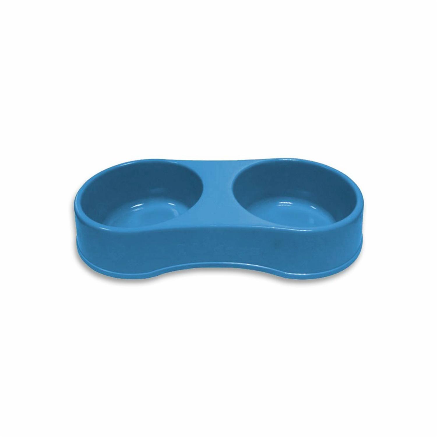 Plato De Mascota Doble Celeste CASA PICA 3,8 L