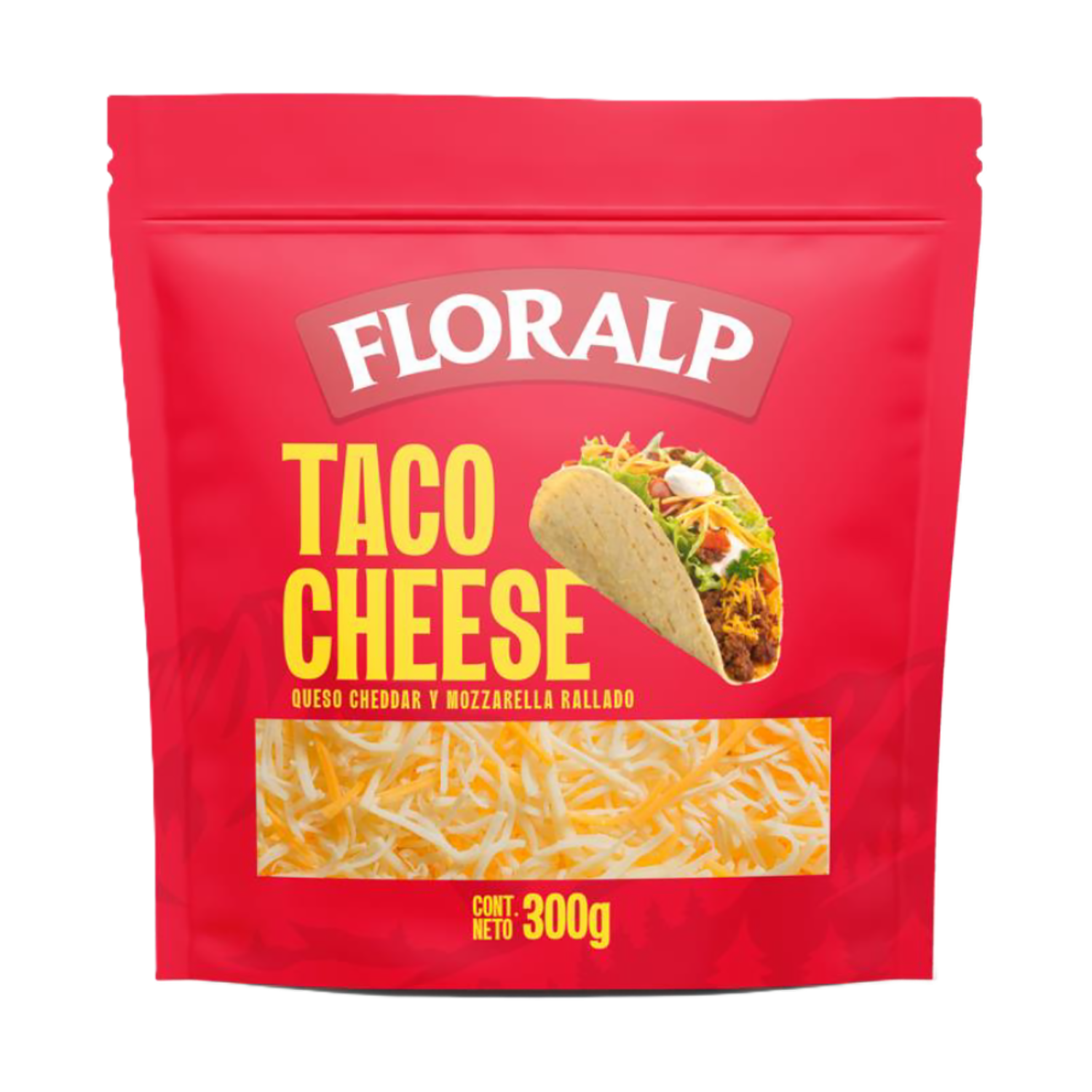 Mix De Quesos Rallado Para Tacos FLORALP 300 G