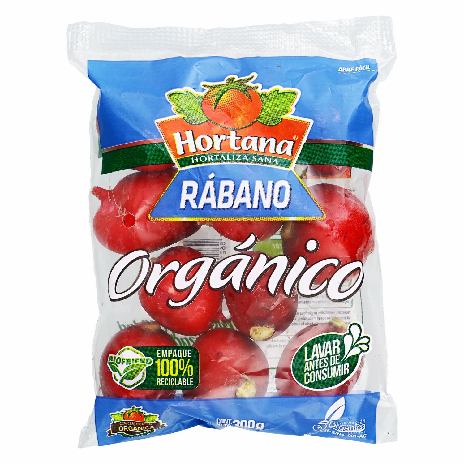 Rábano Orgánico HORTANA 300G
