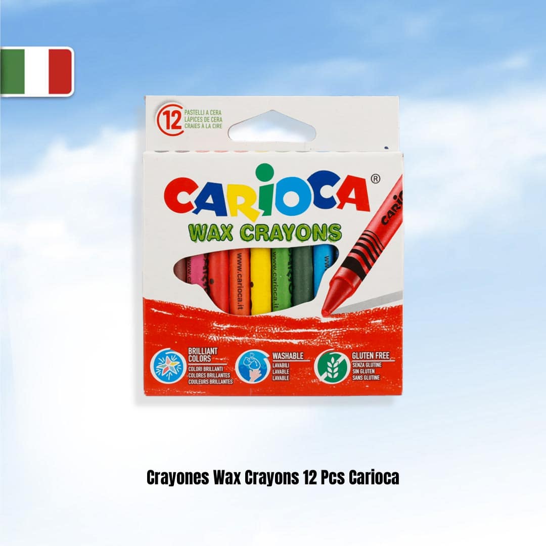 Crayones Wax Crayons 12 Pcs Carioca Supermaxi