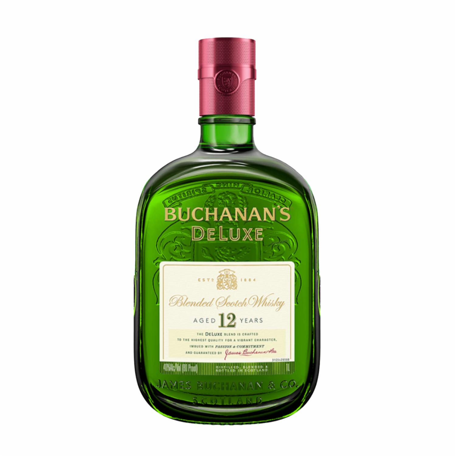 Whisky Deluxe 12 Años Buchanan’s 750 Ml