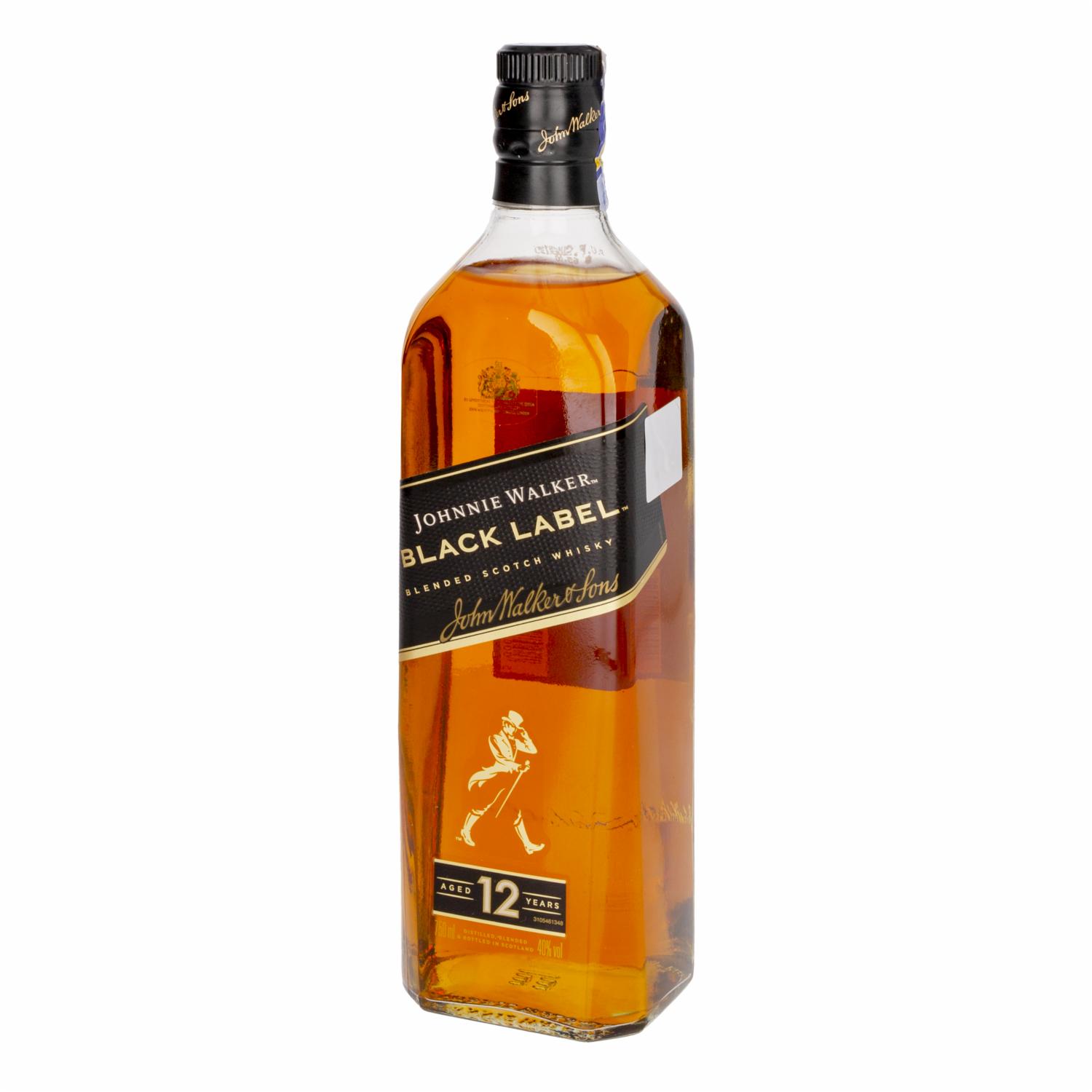 Whisky Negro Johnnie Walker 750 Ml