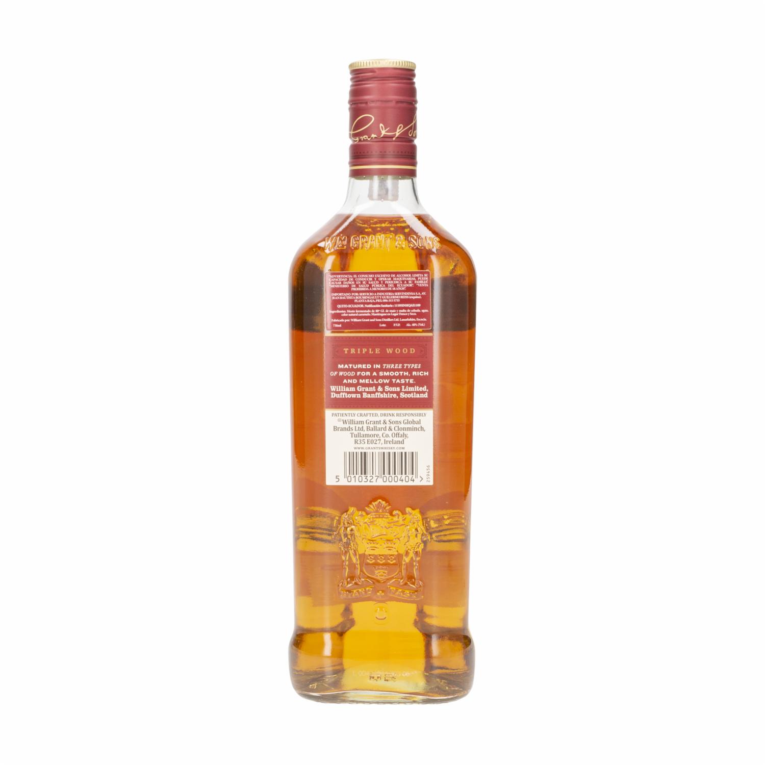Whisky Triple Wood Grant’s 750 Ml